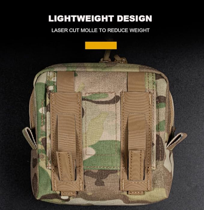 ACEXIER Tactical Molle GP Pouch 6×6 Zipper Chest Rig Hunting Vest Bag Military Belt Bags Airsoft Paintball Storage Tool Pack