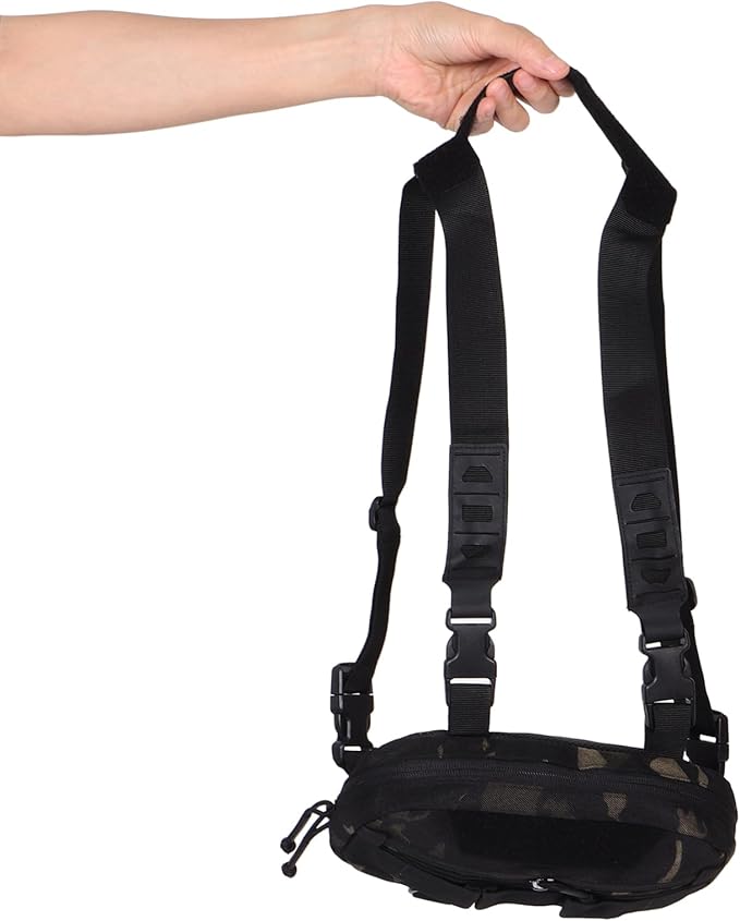 Multi-purpose Chest Pack for Men Wear-resistant Tool Holder Fanny Bag for Outdoor Activities for Hunting Cycling and Sports