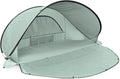 Picnic TIME Manta Portable Beach Tent Fully-Assembled Pop Up Tent Beach Shade and Sun Shelter Instant Outdoor Shade with Carrying Bag for Outdoors and UPF50+ UV Protection (Light Green)