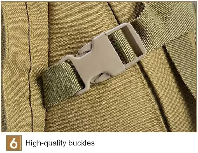 Tactical Backpack 30L Assault 3P Pack Molle Bag Men's Outdoor Sport Travel Camping Hunting Army Mountaineering Military Rucksack (camo 4)