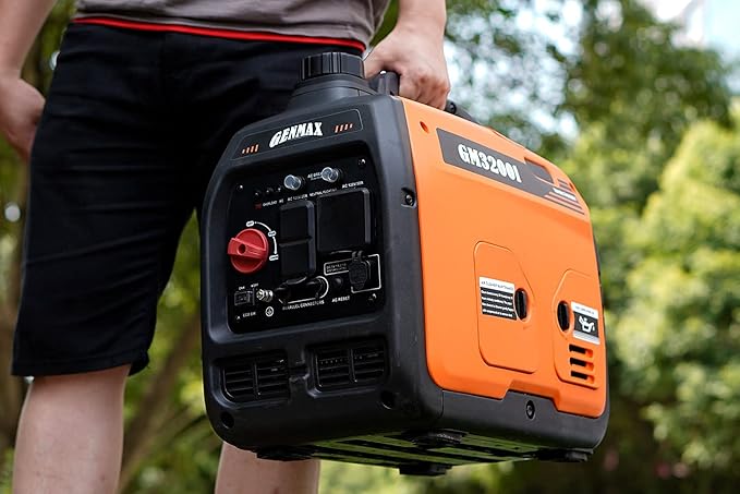 GENMAX GeneratorEPA Compliant Eco-Mode Feature Ultra Lightweight for Backup Home Use &amp Camping