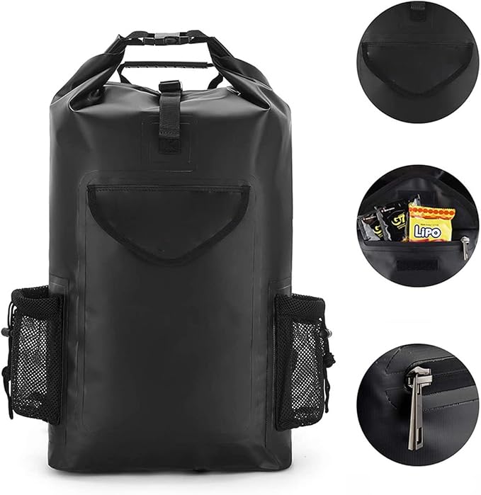 Floating Waterproof Dry Bag 20L/40L/50L Roll Top Sack Keeps Gear Dry for Kayaking Rafting Boating Swimming Camping Hiking Beach Fishing