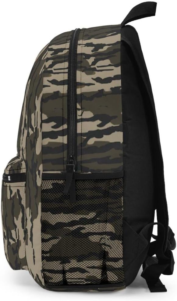 Tree Camo Bookbag/Old School Camo Backpack/Trendy Camouflaged Travel bag/Country Life Hunting Backpack