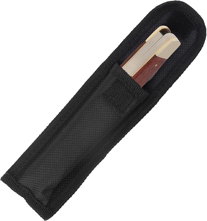 Carvin' 6in Traditional Folding Whittling Knife Wood Carving tools with 1.5in Detail Blade Sawcut Handle Nickel Silver Bolsters &amp Convenient Size for Carving Camping EDC Woodworking Outdoor