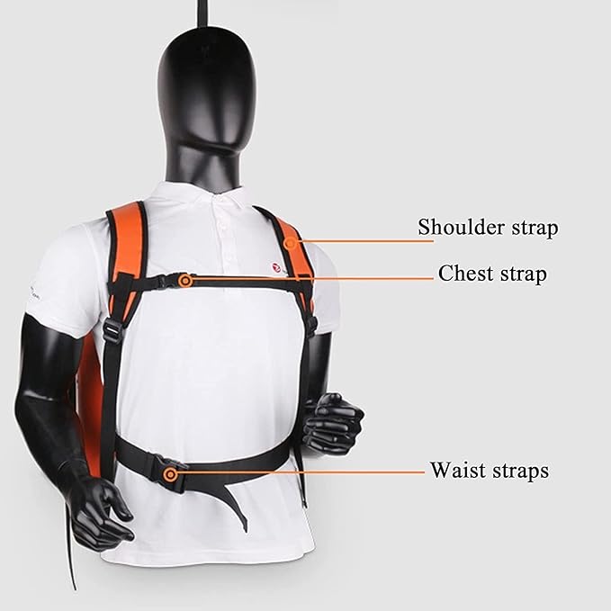 Waterproof Dry Bag Kayaking Backpack 25L Kayak Roll Top Drybags with Splash-Proof Zippered Pocket for Boating Camping