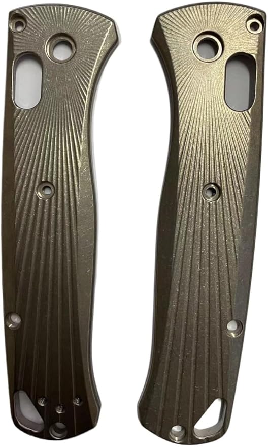 1Pair Titanium Scales Handle Fits for Benchmade Bugout 535 CNC Handle Patch
