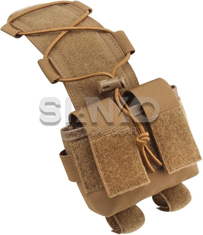 Tactical Battery Pouch Helmet Battery Pack Case Storage/Counterweight Bag Removable Elastic Pouch For FAST/MICH MK/AF Helmet