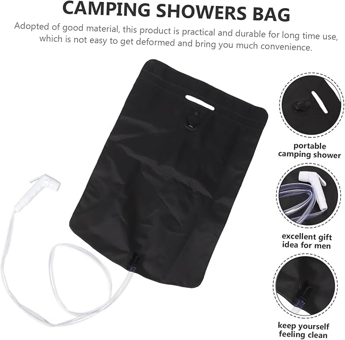 GALPADA 1set Portable Outdoor Shower Bag Lightweight Wear-Resistant Camping Shower for Refreshing Cleanliness Anywhere for Use