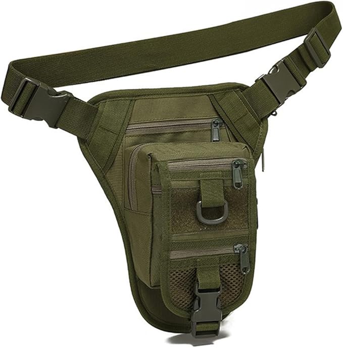Multi-Purpose Tactical Drop Leg Bag for Men Tactical Thigh Pack Military Utility Pouch Cross Over Leg Outdoor Cycling Hiking Thigh Bag
