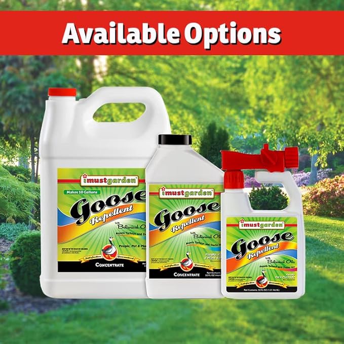I Must Garden Goose Repellent Concentrate - 32oz (Geese Turkey Ducks)