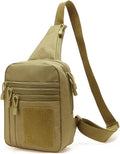 Tactical Concealed Crossbody Gun Bag Shoulder Chest Pack Outdoor Hiking Hunting Camping Chest Bag With Gun Holster