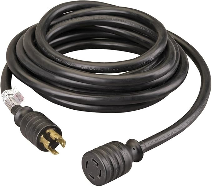 Reliance Controls PC3040 30-Amp (L14-30) 40-Foot Generator Power CordBlack