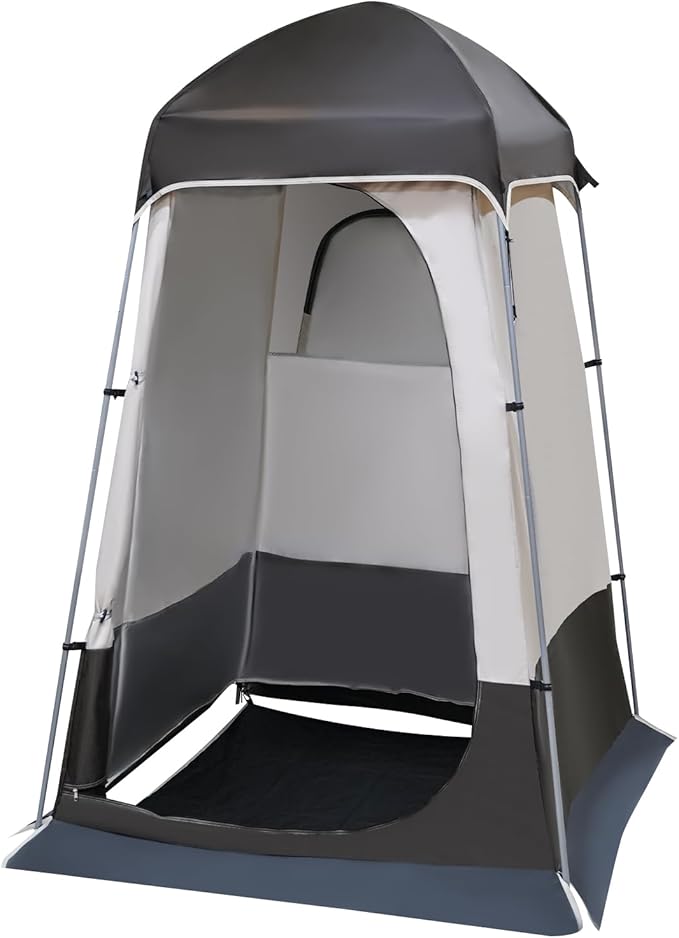 Outdoor Shower Tent Portable Privacy Tent Camping Shower Tent Outdoor Portable Toilet Tent with High-Density Mesh and Storage Bags for Outdoor Showers &amp Changing