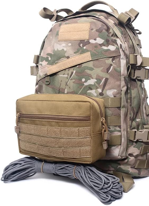 Tactical MOLLE Dump Drop Pouch Sub Abdominal Utility Tool Bag for JPC CPC AVS Vest with Hook and Loop Panel