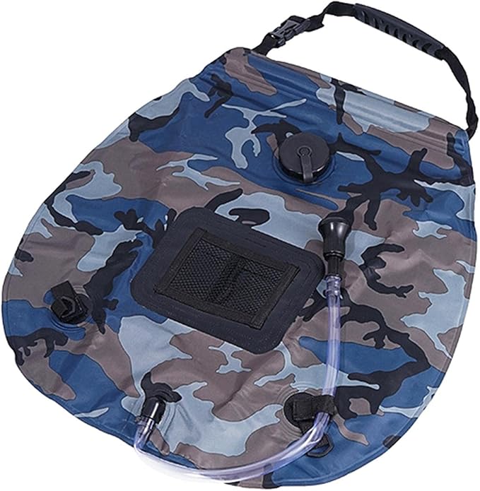 20L Weight Camp Shower Bag with Water Thermometer Rotating Nozzle Leak-Proof Design |Portable Outdoor Camping Solar Shower Climbing Beach Swimming|Hiking Hunting Traveling Heated