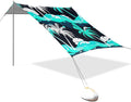 Beach Canopy with Windproof Ropes &amp Sandbags Beach Tent Sun Shade Sun Shelter for Camping Trips Fishing Backyard Fun or Picnics Palm Tree