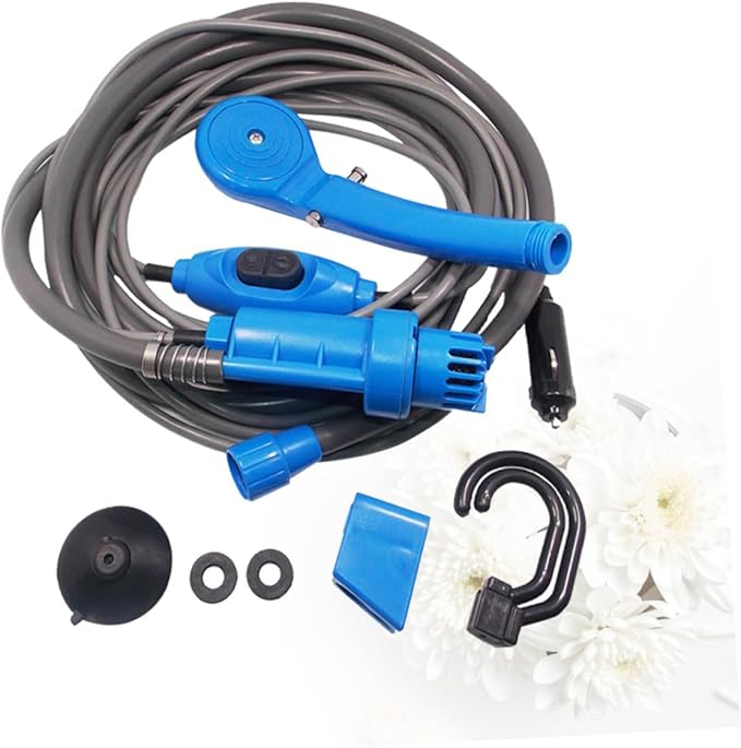 -in-one 12v Outdoor Camping Shower 5m Power Cable for Car Home Outdoor Use