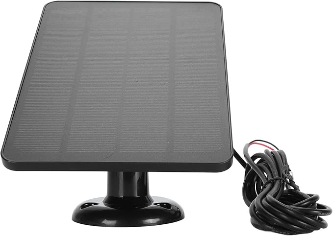 JTLB Solar Panel Camera Charger 10W Video Doorbell Solar Panel Charger for Nest for Doorbell 2K Camera for Ring Video Doorbell 2 for Doorbell 3 (CSP4W-O-B) JTLBfgawxe13bk-11