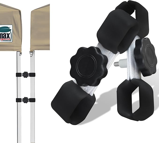 Eurmax USA Universal 2-Pack Heavy Duty Pop Up Canopy Tent Frame ConnectorsDurable Canopy AccessoriesFrame Connectors Only