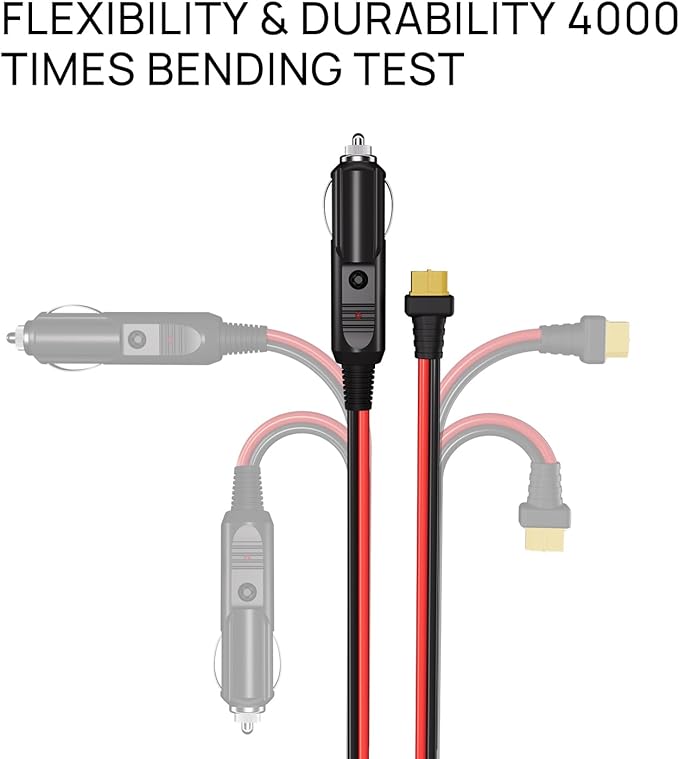 AFERIY Cigarette Lighter to XT60 Connector Cable - 3.3ft/1m Portable Power Station AF-P010