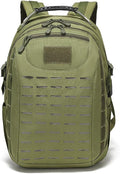 Military Tactical Backpack for Men Military Molle Pack Daypack 3 Day Assault Pack Rucksack Bag (Military Green)