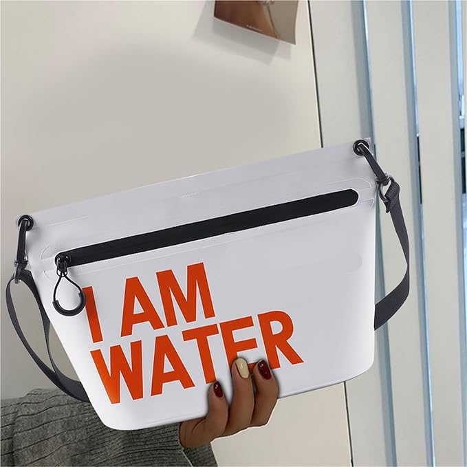 Waterproof Dry Bag Waterproof Swimming Bag Drifting Diving Shoulder Waist Pack Bag Underwater Mobile Phone Bags for Beach Boating Water Sports for SwimmingBoating(Black Thickened)