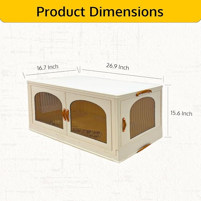 120QT Stackable Storage Bins with Lids and Wheels - Collapsible Folding Organizer 4 Pack for Closet Large Blanket and Clothes Storage at Home Garage and Office Organization