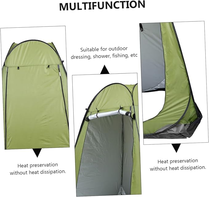 BESPORTBLE Quick-Open Shower Tent for Camping Portable Privacy Tent Windows for Beach Fishing Dressing