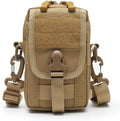 Outdoor Sports Airsoft Gear Molle Hiking Pack Accessory Camouflage Kit Pouch Tactical Small Bag - Tan