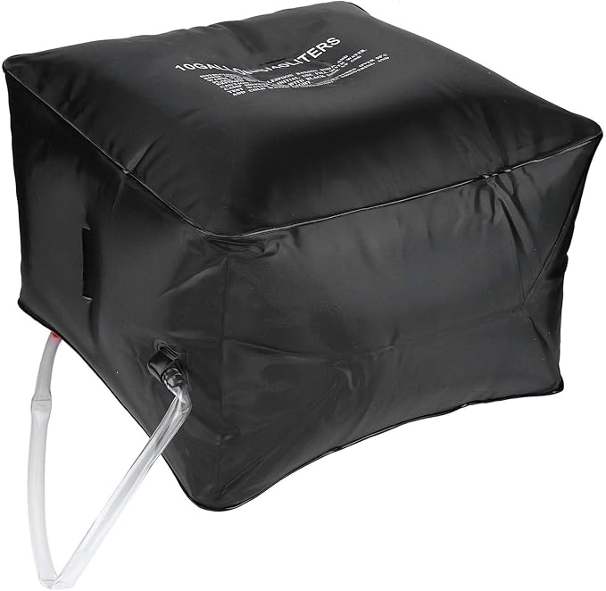 Solar Shower Bag Waterproof Portable Camping Shower Water Bag Solar Camping Showers with Showers Head for Hiking Campings Traveling Outdoor Use