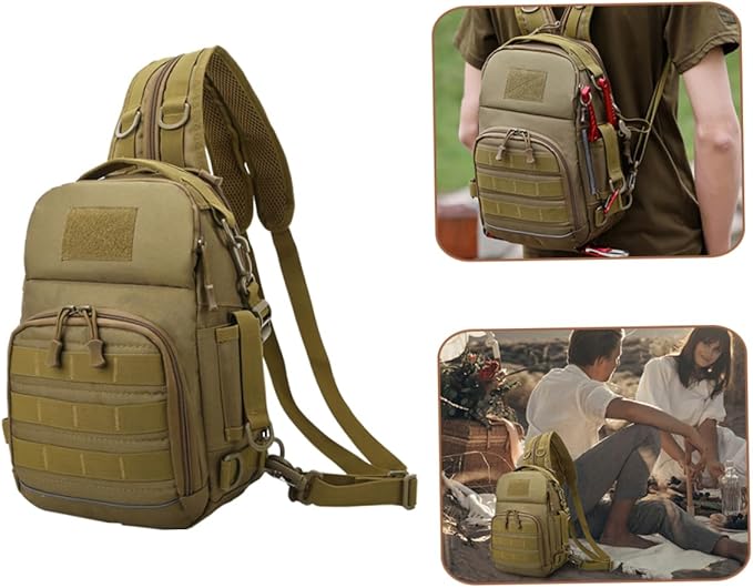 balacoo Outdoor Oxford Cloth Camping Bag Large Duffle Backpack Men Tactical Knapsack Tools Organizer