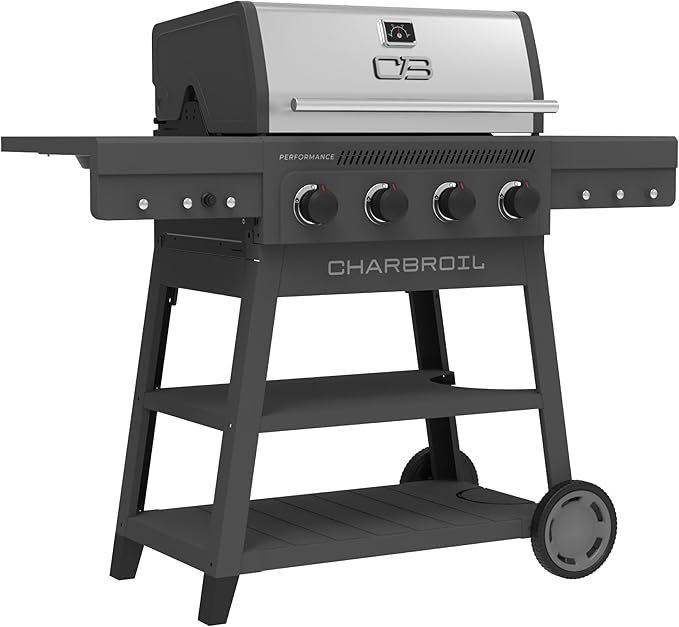 Charbroil Performance Series 4-Burner Gas Grill Cart Gray - 463253825