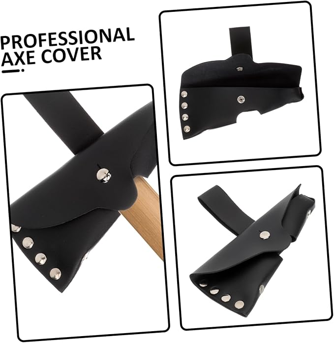 Toddmomy 3pcs Portable Axe Cover Professional Protective Sleeve for Hatchet Case Enclosure for Camping Enthusiasts Safety and