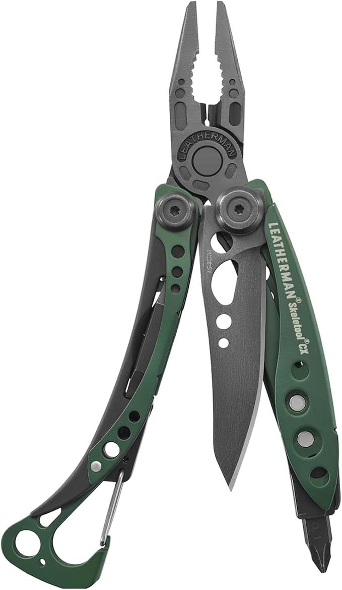 LEATHERMAN Skeletool CX 7-in-1 Lightweight Minimalist Multi-Tool for Everyday Carry (EDC) Home Garden &amp Outdoors OD Green