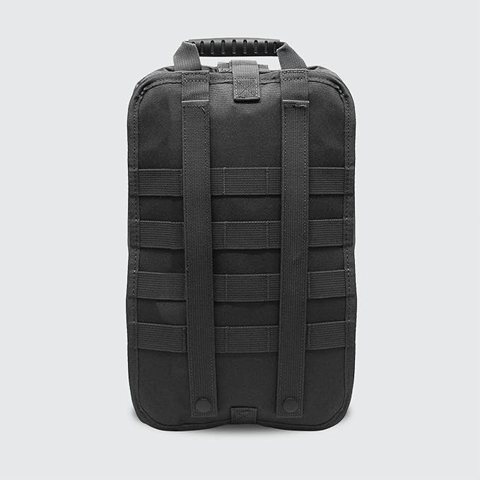 MediTac Large Hawk Type Tactical Trauma Bag Feat. Hook-and-loop Fastener Bag Backpack MOLLE Bag Rucksack Pack - Black