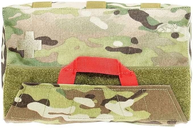 Tasmanian Tiger IFAK Pouch Tactical MOLLE Medical Pouch First Aid Bag Rip Away Panel Large Multicam