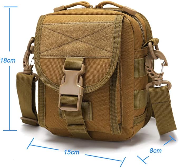 Outdoor Sports Airsoft Gear Molle Assault Combat Hiking Pack Accessory Camouflage Kit Pouch Tactical Small Bag