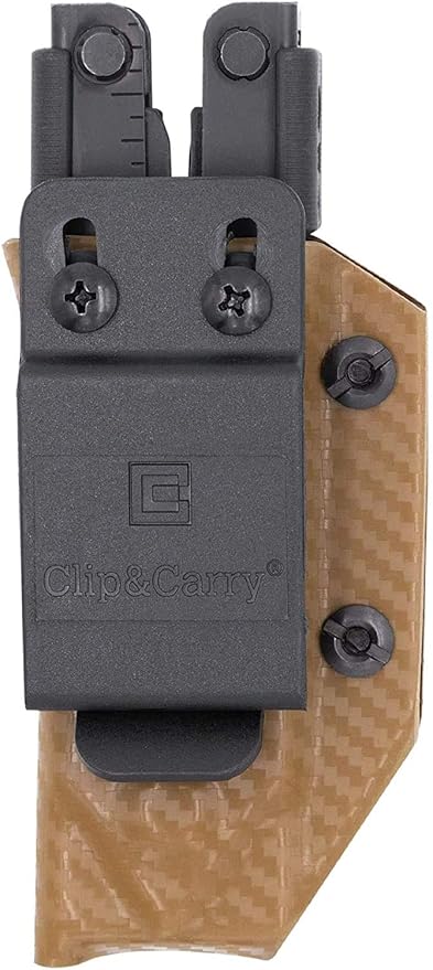 Clip &amp Carry Kydex Multitool Sheath for Gerber MP600 ~Fits bluntnose &amp needlenose Models~ Made in USA (Multi-Tool not Included) Multi Tool Holder Holster