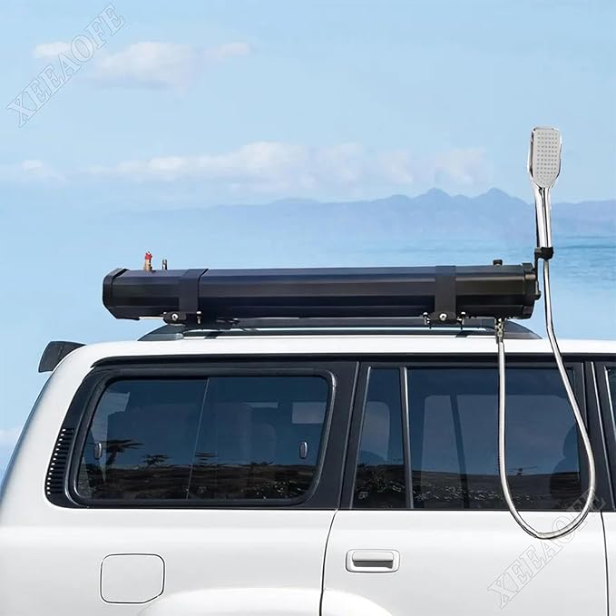 18/20/30L Self-Pressurized Water Tank for Camping Showers Roof Rack Mount Road Shower Bumper Mount or Bed Mount Vehicle Water Storage for Trucks &amp Off Road Vehicles20L