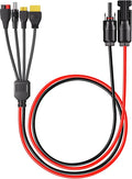 AFERIY MC4 to DC5521 / XT60 / XT90 / Anderson 4 in 1 MC4 Solar Panel Charging Cable for Power staion Suitable for All Solar Generator