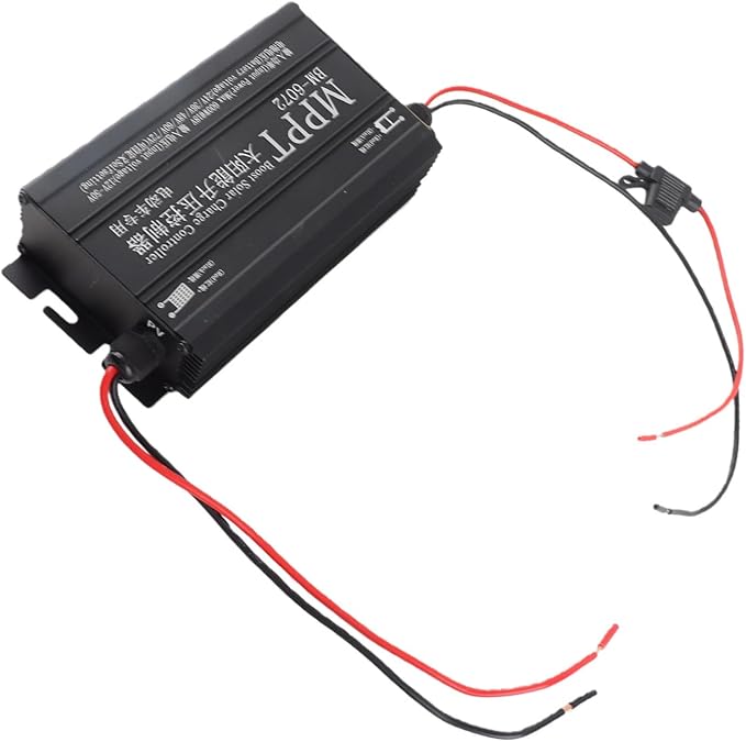 600W MPPT Boost Solar Charge Controller 12V-50V Input with LCD Display Step Up Charging for 24V 36V 48V 60V and 72V Batteries in Solar Kits