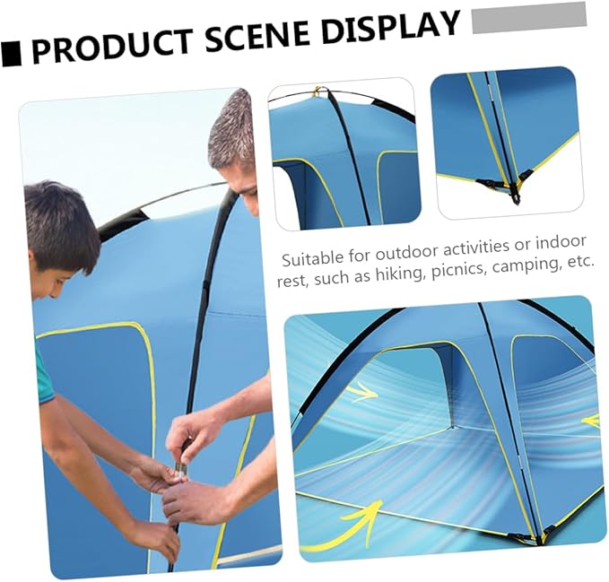 POPETPOP 1pc Quick Opening Tent Spacious Outdoor Camping Beach Shelter Uv Easy Setup Lightweight Design for Family Hiking Picnic Activities