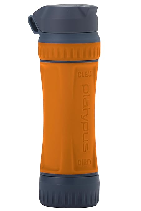 Platypus Quickdraw Ultralight Backpacking Water Filter Orange