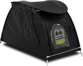 Small Inverter Generator Cover While Running Portable Waterproof Generator Shed CoverOutdoor Generator Tent Cover for Rain Fit Most 1000-5500 Watt Inverter Generators Black