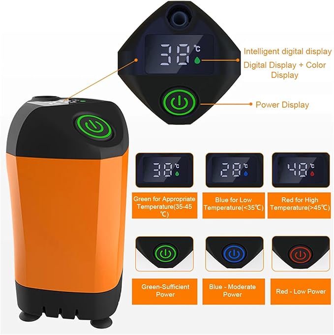 Camping Gear Battery Travel Shower Set Portables Camping Shower Outdoor Showerhead Sprayers for Hiking and Bus Washes