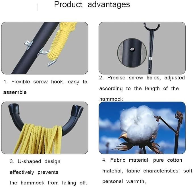 Hammock Camping Double Hammock Stand Portable Heavy Duty Hammock Stand Portable Steel Stand Only Outdoor Hammock