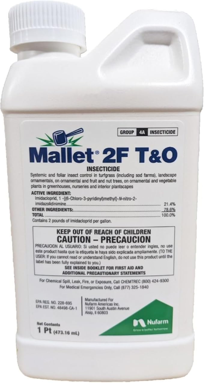 Nufarm Mallet T&ampO Commercial and Residential Insecticide Concentrate 1pt