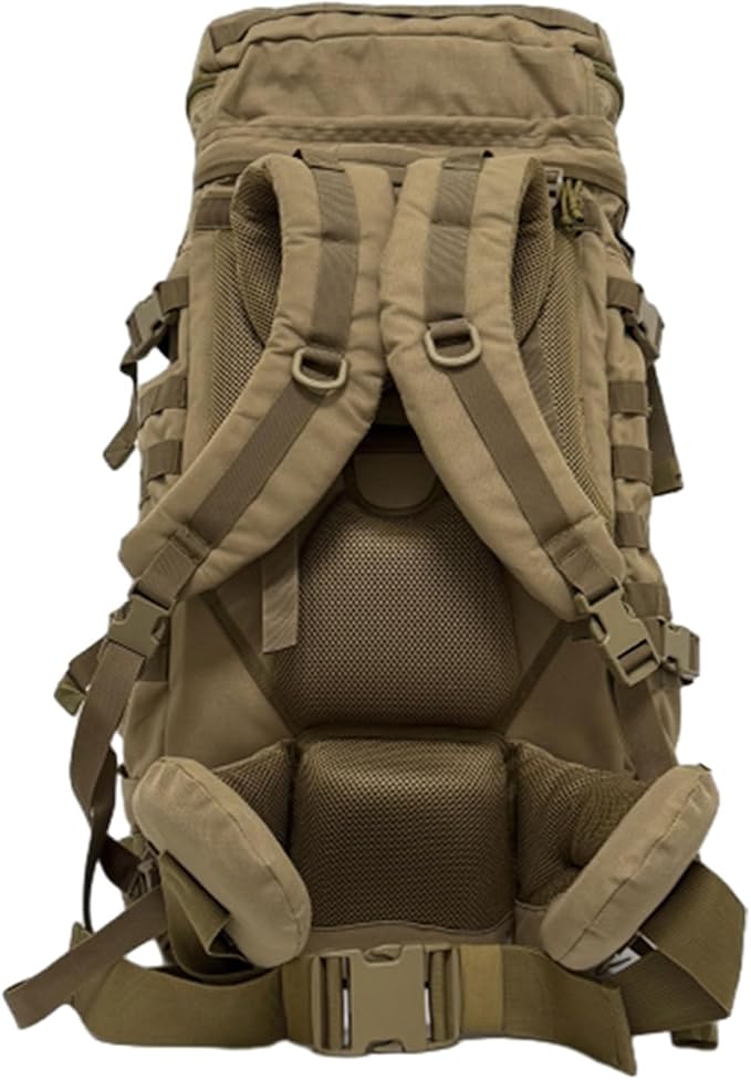 57L Tactical Backpack Versatile Assault Bag Large Military Backpack Assault Pack Molle Bag for Camping Hiking Backpacking Hunting