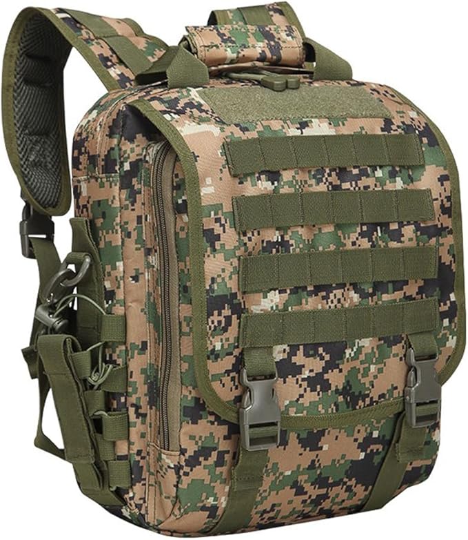 Military Tactical Backpack Laptop Backpack Travel Backpacks for Men Small Tactical Backpack Assault Bag (Jungle Digital)