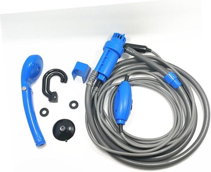 -in-one 12v Outdoor Camping Shower 5m Power Cable for Car Home Outdoor Use